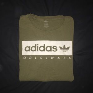 Olive Green Adidas T-Shirt